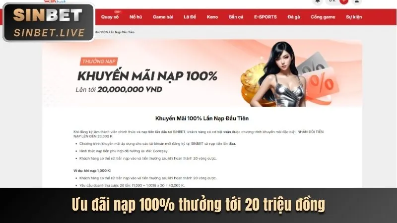 Biểu tượng tiền thưởng nạp lại hàng ngày tại Cwin05